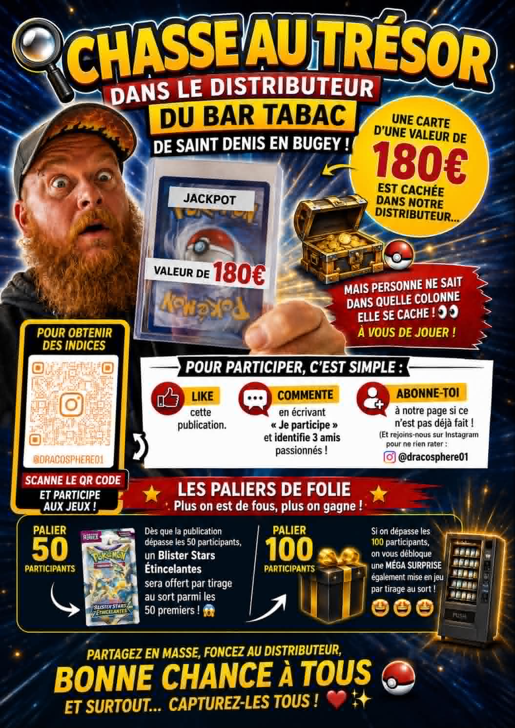 Chasse au trésor DracoSphère au Bar'One de Saint-Denis-en-Bugey