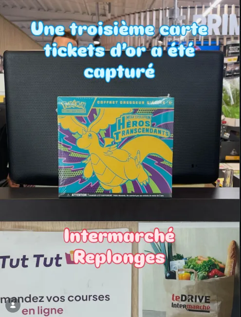 ETB remportée grâce au Ticket d'Or à l'Intermarché de Replonges