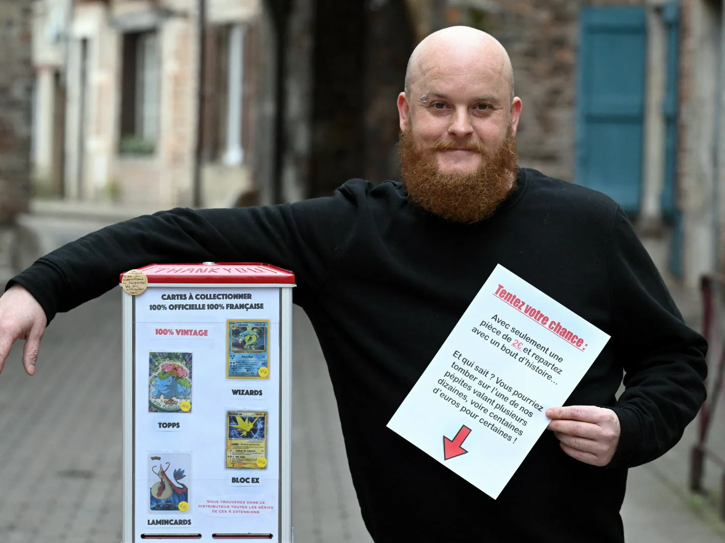 Réassort sur le distributeur de Vonnas