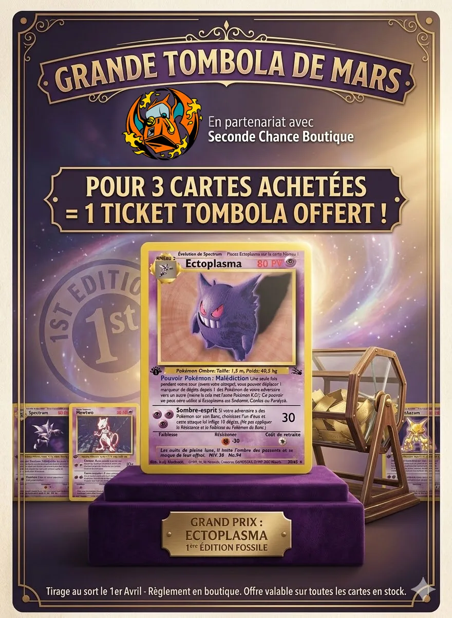 Tombola DracoSphère chez Seconde Chance Boutique
